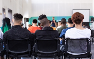 people sitting on chair